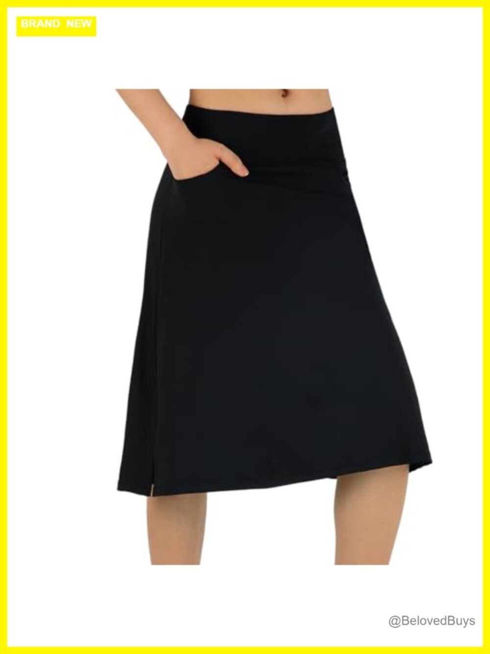 Women's 24" Knee Length Skorts with Pockets Athletic Golf Tennis Skirt